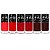 Kit 6 Esmaltes Tons Vermelho Coleção Avermelhados Anita - Imagem 2