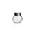 POTE DE VIDRO TRANSPARENTE C/TAMPA METAL 200ml - Imagem 3