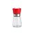 MOEDOR  TEMPERO  VIDRO TRANSPARENTE C/TAMPA VERMELHA 170ml - Imagem 5