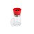 MOEDOR  TEMPERO  VIDRO TRANSPARENTE C/TAMPA VERMELHA 170ml - Imagem 7