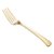 CJ 12 GARFOS DE AÇO INOX P/MESA  PVD DOURADO BERNA - Imagem 2