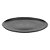 PRATO SOBREMESA CRISTAL DOTS PRETO 21cm - Imagem 5