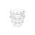 CJ 6 COPOS P/WHISKY DE CRISTAL FORTUNE 290ML - Imagem 5