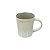 CANECA DE PORCELANA ALLURE CINZA 270ml - Imagem 1