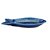 CJ 2 TRAVESSAS CERÂMICA PEIXE OCEAN AZUL 28x13cm - Imagem 6