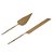 CJ 2PC AÇO INOX P/BOLO KYOTO ROSÉ GOLD/NUDE - Imagem 2
