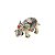 PORTA JOIA ELEFANTE EM ZAMAC 8,5 X 4 X 4 CM - Imagem 1