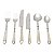 CJ. 6 PCS CUTELARIA DE AÇO INOX CABO DE CHIFRE SOPHIE - Imagem 2
