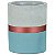 VASO AZUL E COBRE  EM CIMENTO - Imagem 1