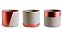 KIT CACHEPOT NUDE E COBRE EM CIMENTO - 3 PCS - Imagem 11