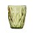 CJ DE COPOS DE VIDRO VERDE  6 PCS 8CM X 10CM  256ML - Imagem 1
