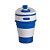COPO SILICONE RETRATIL 350 ML AZUL CO8350 - Imagem 1