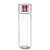 GARRAFA PLASTICA 600ML VERMELHO GA4000 - Imagem 1