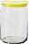 POTE DE VIDRO CANARY 760ML - Imagem 1