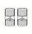 CJ.MINI MOEDORES ACO INOX/ACRILICO. - Imagem 1