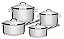 JG.PANELAS ACO INOX 4 PCS SOLAR - Imagem 1