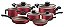 JOGO PANELAS ALUM 7PC PARIS VER - Imagem 1