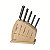 JOGO FACAS INOX 6PC CENTURY PRE - Imagem 1