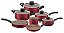 JOGO PANELAS ALUM 7PC PARIS VER - Imagem 1