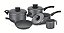 JOGO PANELAS ALUM 5PC PARIS GRA - Imagem 1