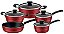 JOGO PANELAS ALUM 5PC SICILIA VER - Imagem 1