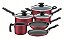 JOGO PANELAS ALUM 6PC VER - Imagem 1