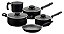 JOGO PANELAS ALUM 5PC FORMIA PRE - Imagem 1
