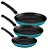 JOGO FRIGIDEIRAS ALUM 3PC TUR - Imagem 1