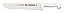 FACA PASSADOR INOX 12 PROFISSIO BRA - Imagem 1