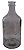 GARRAFA DE VIDRO 2.980ML CINZA - Imagem 1