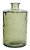 GARRAFA DECORATIVA DE VIDRO 16CM VERDE - Imagem 1