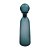 GARRAFA DECORATIVA DE VIDRO FOSCA AZUL - Imagem 1