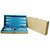 JOGO GAMAO MADEIRA DELUXE AZUL 30 X 17,5 X 5 CM - Imagem 1