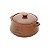 CAÇAROLA C/TAMPA CERÂMICA COUNTRY COOKING MARROM 28x17,5cm - Imagem 4