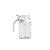 GARRAFA P/AZEITE VIDRO TRANSPARENTE C/TAMPA VERMELHA 300ml - Imagem 4