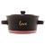 MINI CAÇAROLA CERÂMICA LOVE PRETO MATT/ROSA 13x6cm - Imagem 3