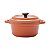 MINI CAÇAROLA DE PORCELANA BLACK LID LARANJA 12,7cm - Imagem 3