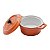MINI CAÇAROLA DE PORCELANA BLACK LID LARANJA 12,7cm - Imagem 1