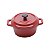 MINI CAÇAROLA DE PORCELANA BLACK LID VERMELHA 12,7cm - Imagem 2