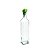 GARRAFA P/AZEITE DE VIDRO TRANSPARENTE E VERDE 500ml - Imagem 1