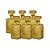 CJ. DE GARRAFAS DE VIDRO AMBAR - 6 PCS - Imagem 1