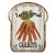 DESCANSO PANELA DECORATIVO CARROT CERAMICA 20X25CM PRETA - Imagem 1