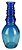 VASO DE VIDRO BARCELONA 30CM AZUL DEGRADE - Imagem 1