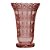 VASO VERSAILLES EM CRISTAL ECOLOGICO D19XA30CM ROSA - Imagem 1