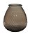 VASO DE VIDRO 27CM MARROM - Imagem 1