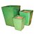 CJ. DE VASOS VIETNAMITA VERDE - 3 PCS - Imagem 1
