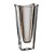 VASO OKINAWA EM CRISTAL ECOLOGICO L12,5XP7XA25,5CM COR FUME - Imagem 1