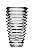 VASO SATURN EM CRISTAL ECOLOGICO 24.1CM - Imagem 1