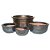 CJ DE VASOS VIETNAMITA GRAFITE - 04 PCS - Imagem 1