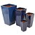 CJ. DE VASOS VIETNAMITA AZUL 4 PCS - Imagem 1